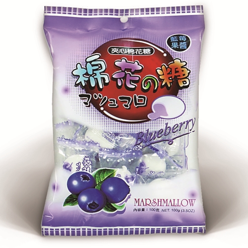 棉花糖系列-藍莓棉花糖 (12入/箱)