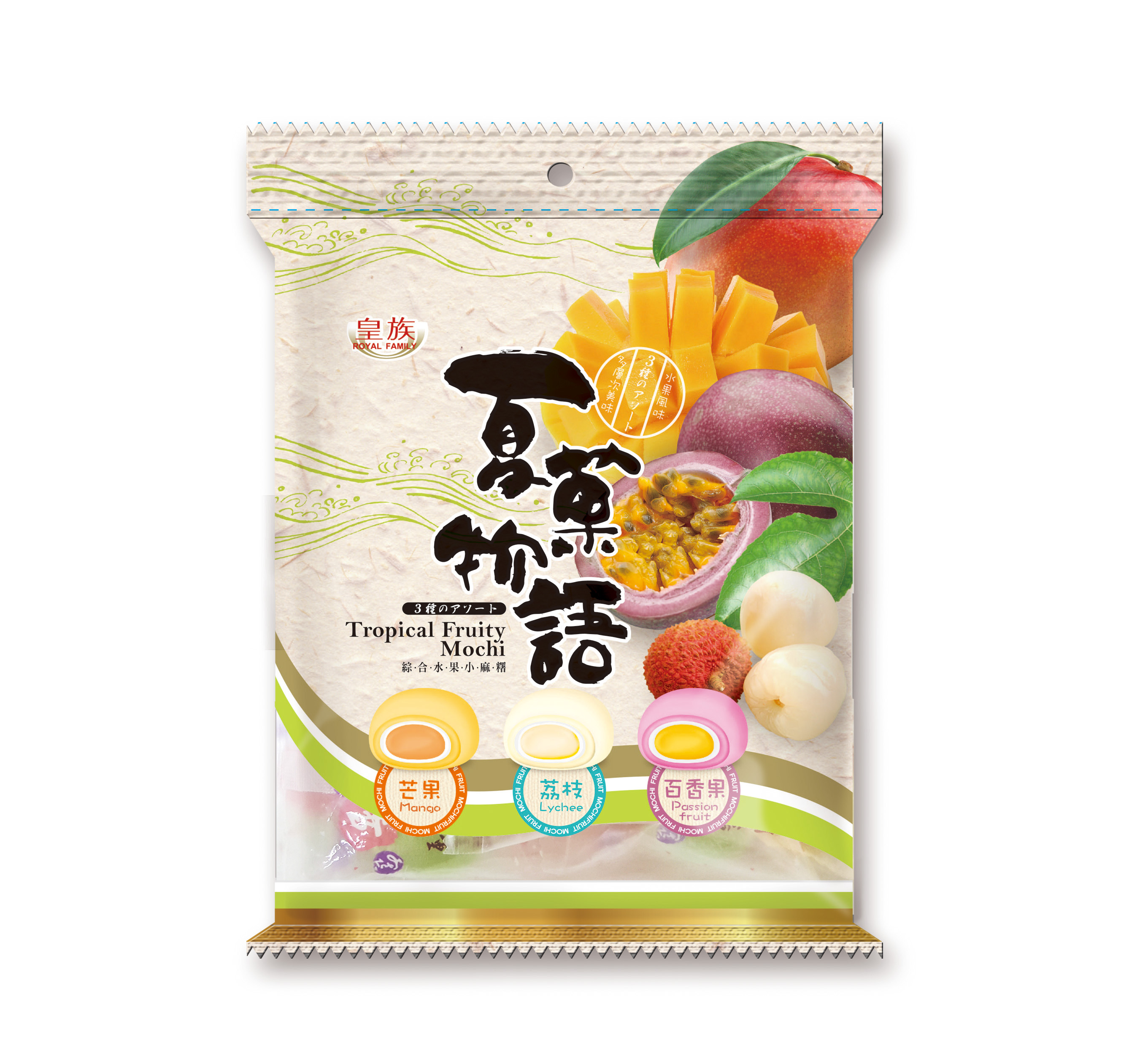 Daifuku Series-Tropical Fruity Mochi Assorted