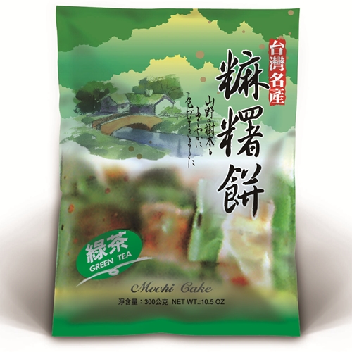 風味麻糬(派)餅系列-綠茶麻糬餅