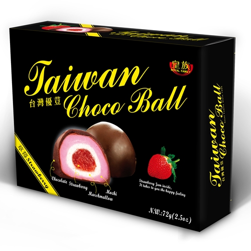 Product Series with Chocolate Coating-Taiwan Choco Ball (Strawberry)