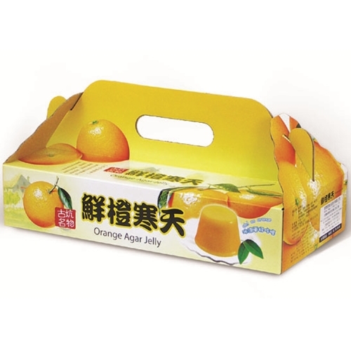 鲜橙寒天果冻