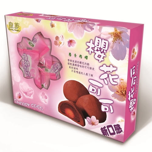 风味麻糬饼系列-樱花可可