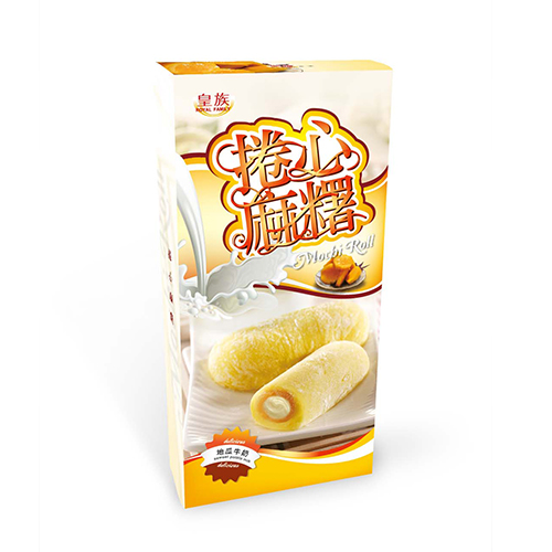 Bouncy and Soft Mochi Series-Sweet Potato Milk Mochi Roll