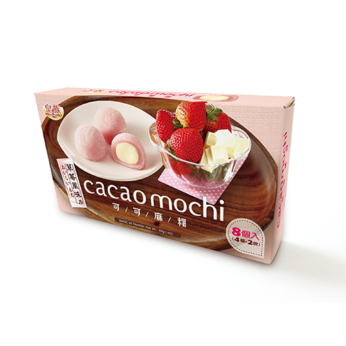 Bouncy and Soft Mochi Series-Cacao Mochi-Strawberry