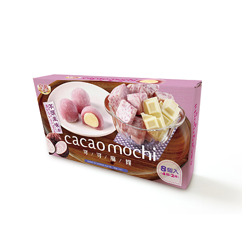 Bouncy and Soft Mochi Series-Cacao Mochi - Taro Flavor