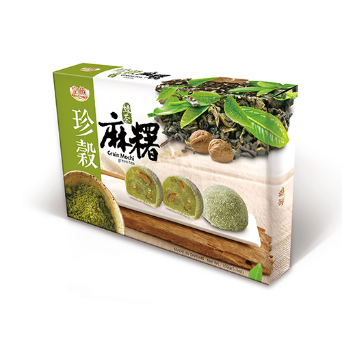 Q軟麻糬系列-珍榖麻糬(綠茶口味)