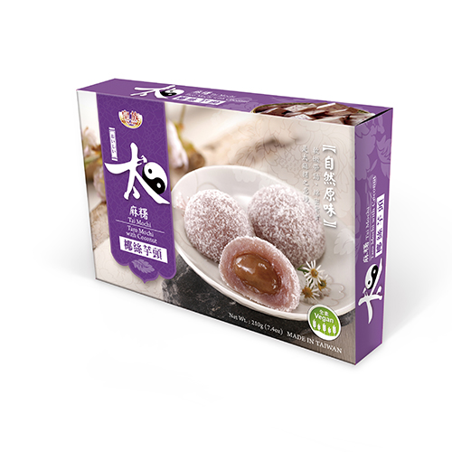 Bouncy and Soft Mochi Series-Taro Mochi with Coconut-