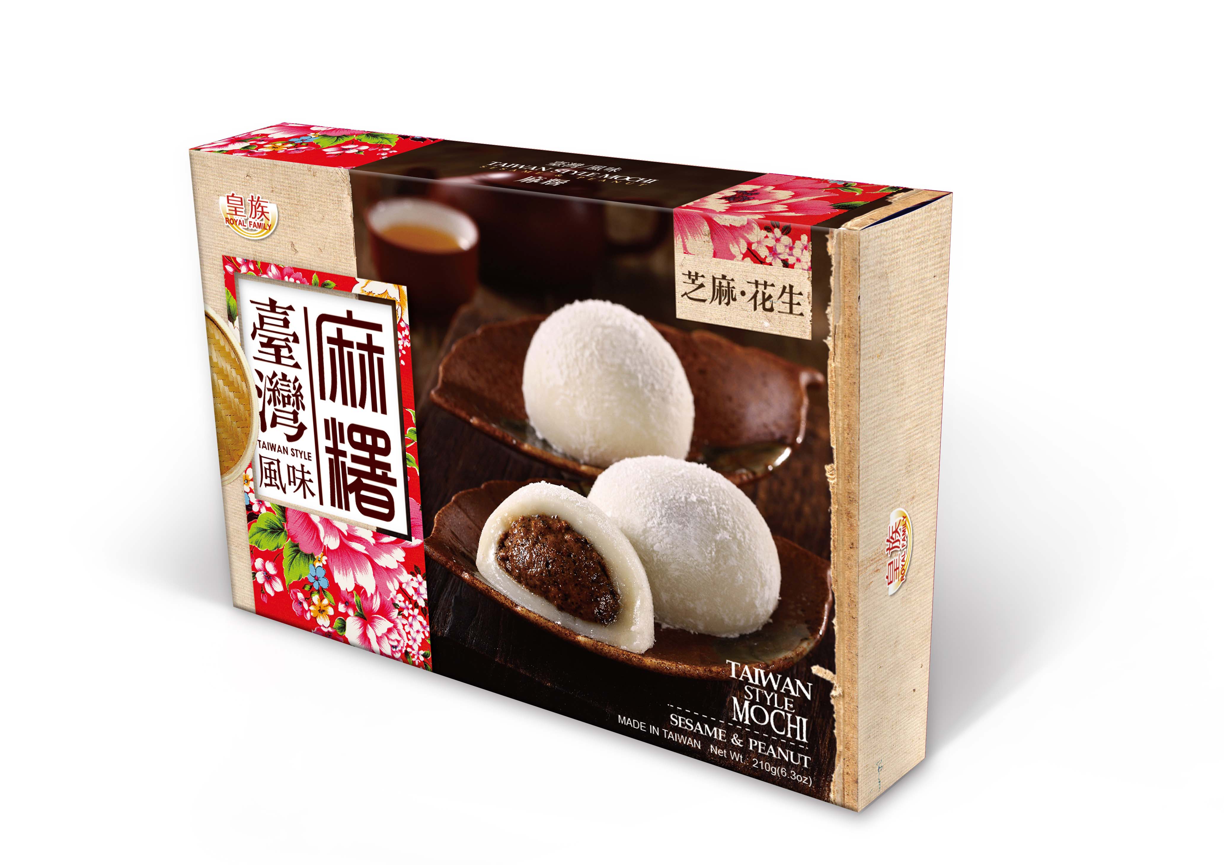 Mochi assorties japonais (Gâteau de riz gluant) 600G [ROYAL FAMILY FOOD]