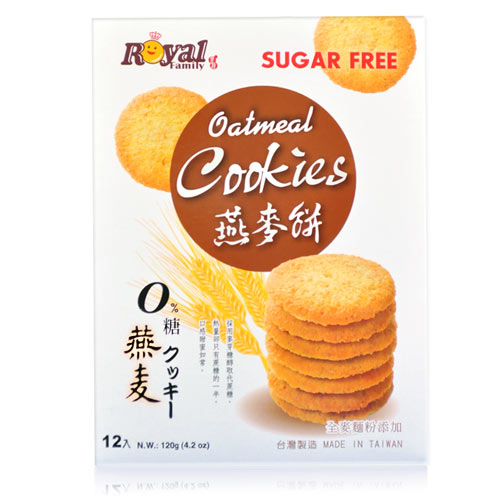 燕麥無糖餅乾 (12入/箱)